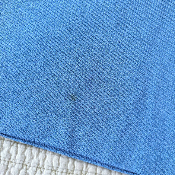 St. John Vintage Sky Blue Santana Knit Shell Short Small Tank Top Cami Medium - Picture 3 of 6